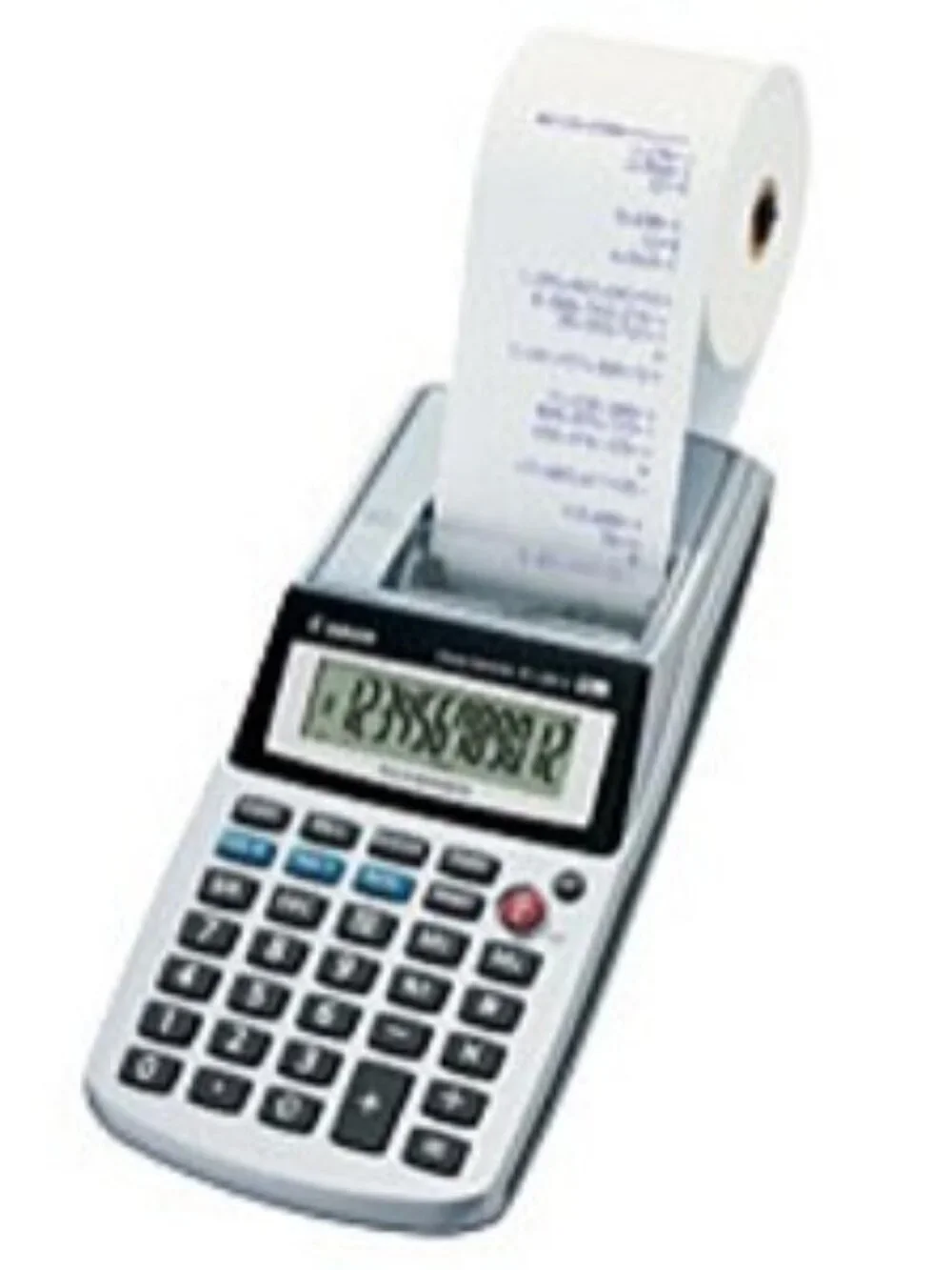 Canon P1-DH V Printing Calculator Silver Black Palm Size 12-Digit